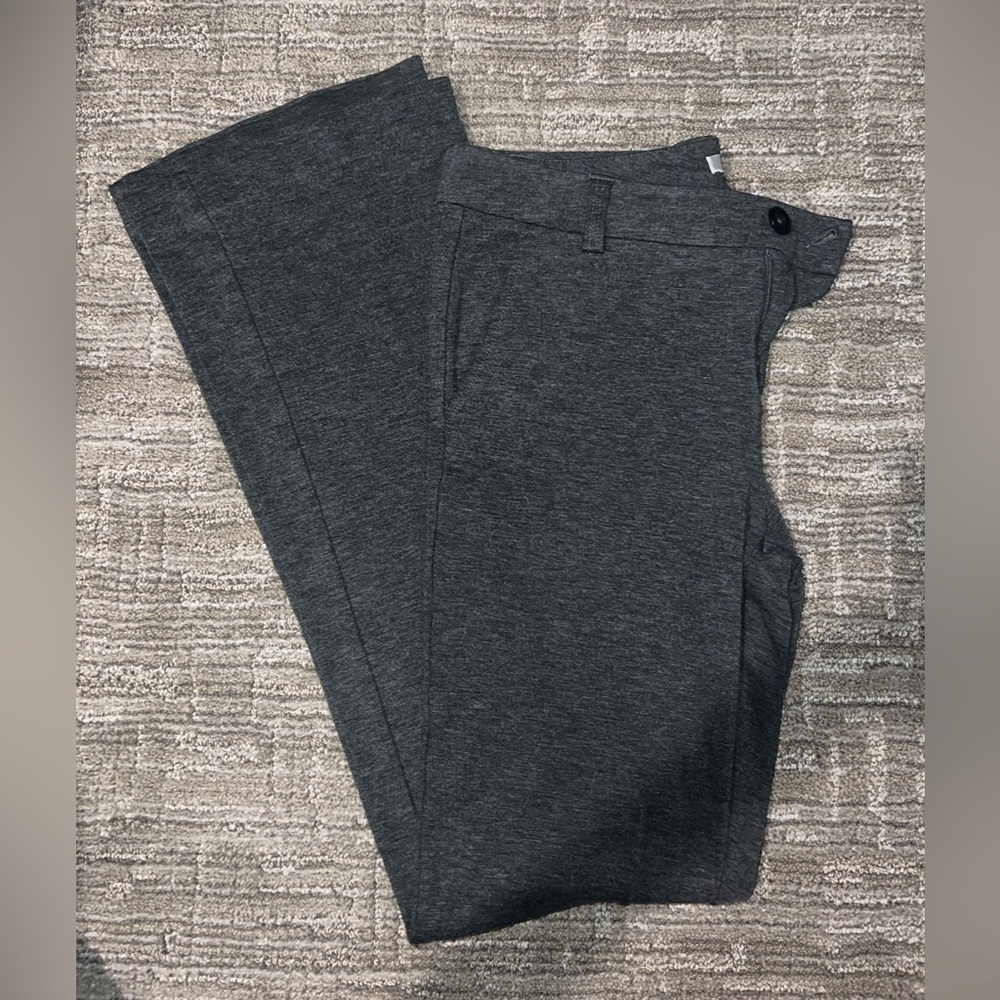 CAbi Women’s Gray Ponte Knit Trousers